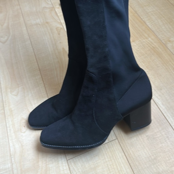 Zara thigh high suede boots - Picture 3 of 8